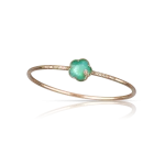 PASQUALE BRUNI green agate, moonstone and diamond bracelet in gold PETIT JOLI LUNAIRE