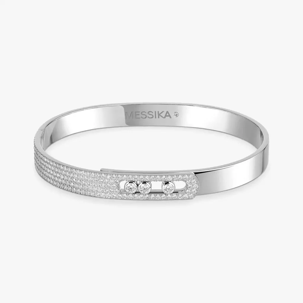 Messika Move NOA aukso apyrankė su deimantais bangle