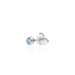 Topaz mono stud in gold