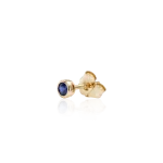 Aukso mono auskaras su mėlynu safyru My First Gem