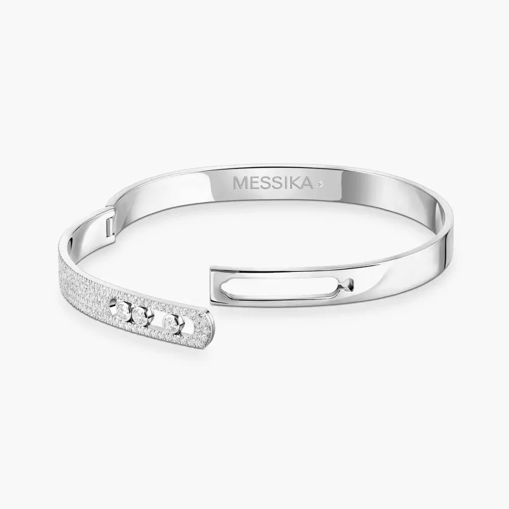 Messika Move NOA aukso apyrankė su deimantais bangle