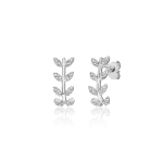 Diamond earrings in gold