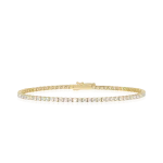 Diamond tennis bracelet in gold
