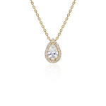 Diamond necklace in gold