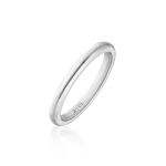 Vestuvinis aukso žiedas (plotis 2.5 mm)