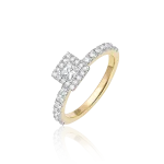 Diamond ring in gold