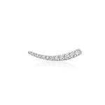 Diamond mono earring in gold